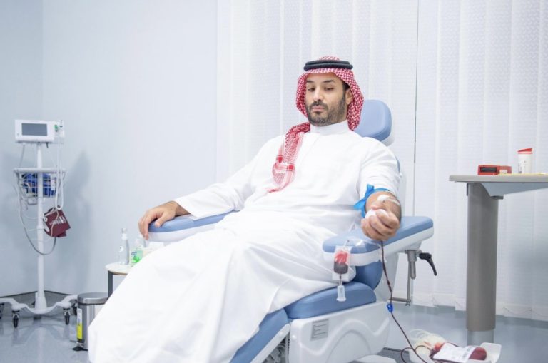 حملة سمو ولي العهد للتبرع بالدم